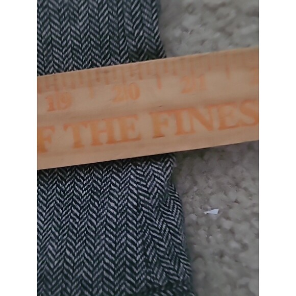 ADOLFO Lambswool TWEED Sport Coat Mens 44R Gray Herringbone Fleck Blazer Jacket - Picture 16 of 16